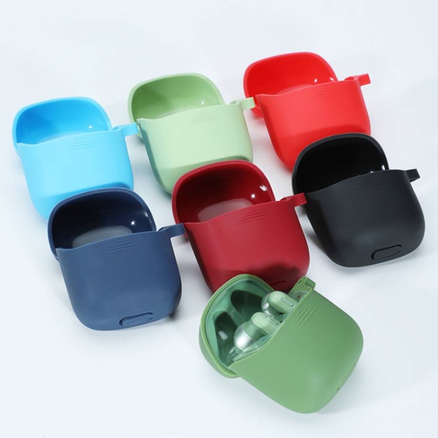 Wireless Earphones Pure Color Silicone Anti-fall Protective Case For JBL TUNE 220TWS