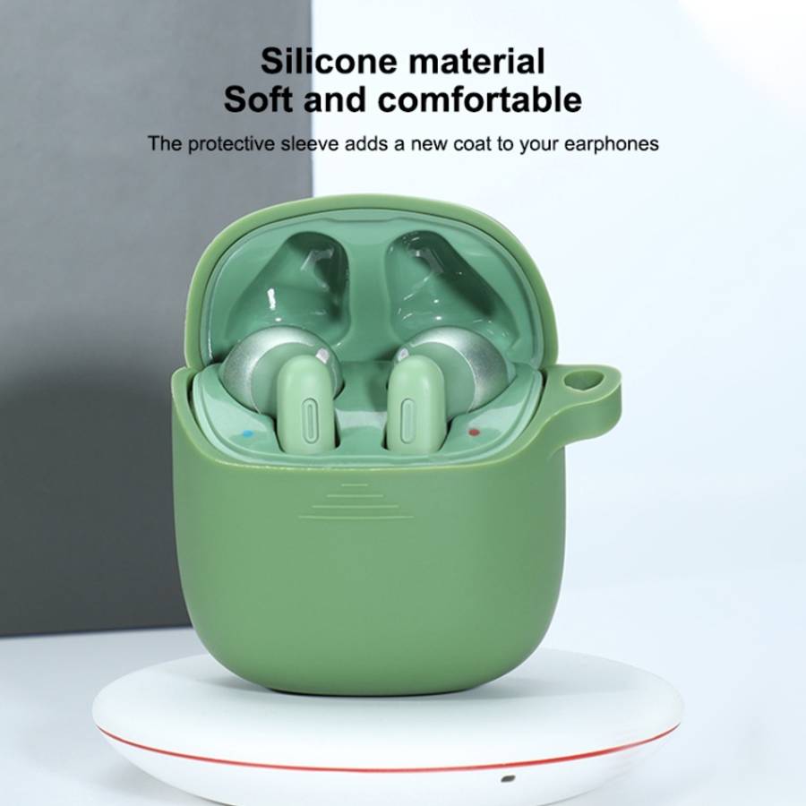 Wireless Earphones Pure Color Silicone Anti-fall Protective Case For JBL TUNE 220TWS