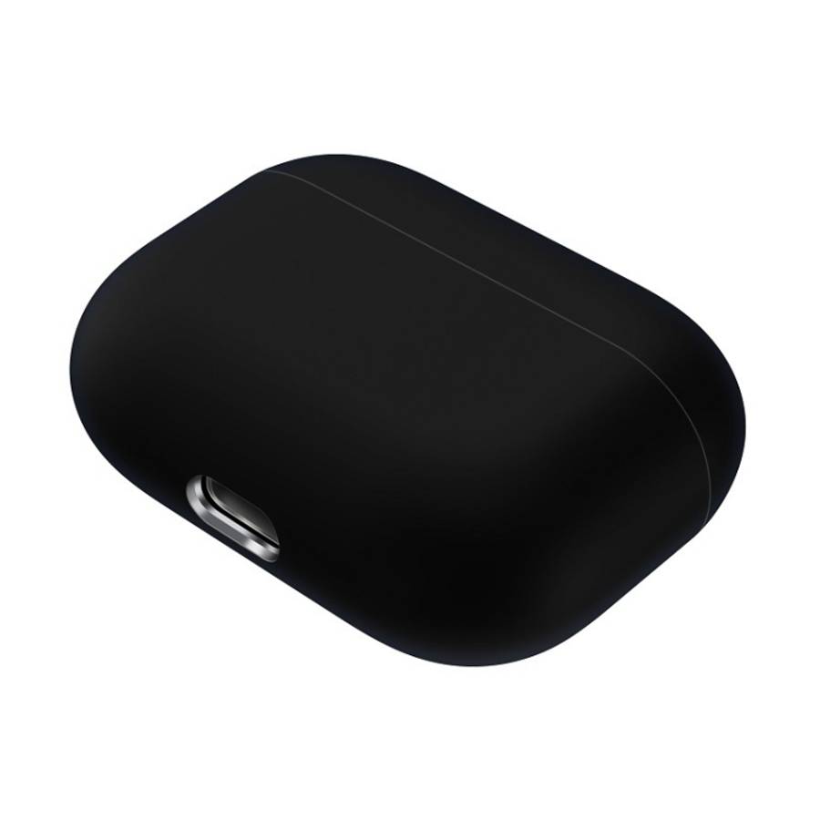 For AirPods Pro Solid Color Silicone Earphone Protective Case, Black, Yellow, Pink, Grey, Light P...