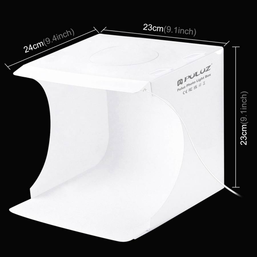 PULUZ 20cm Folding Portable 550LM Light Photo Lighting Studio Shooting Tent Box Kit with 6 Colors...