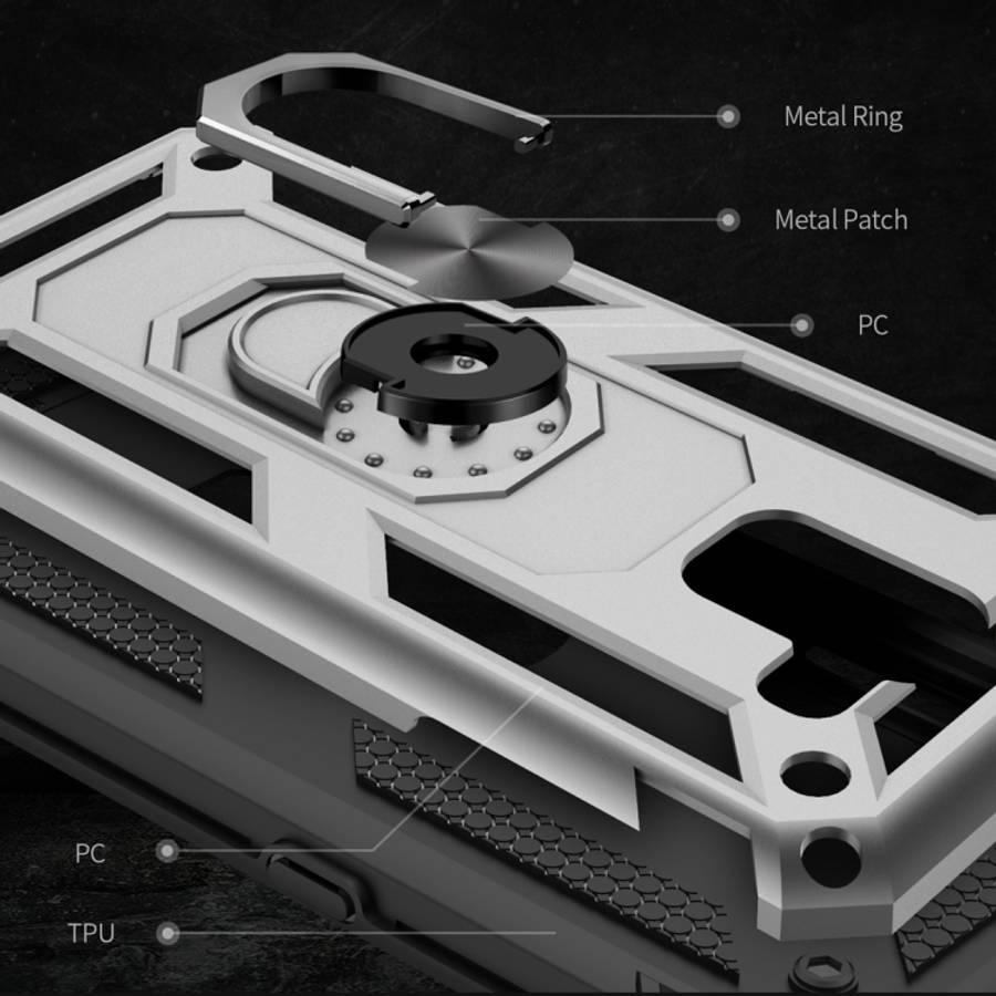 Armor Shockproof TPU + PC Protective Case for Galaxy A8 (2018), with 360 Degree Rotation Holder, ...