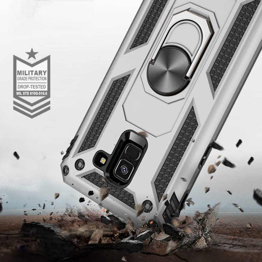 Armor Shockproof TPU + PC Protective Case for Galaxy A8 (2018), with 360 Degree Rotation Holder, ...