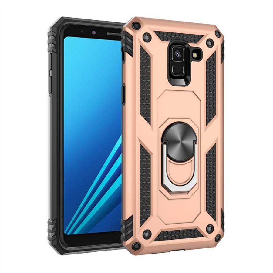 Armor Shockproof TPU + PC Protective Case for Galaxy A8 (2018), with 360 Degree Rotation Holder, ...