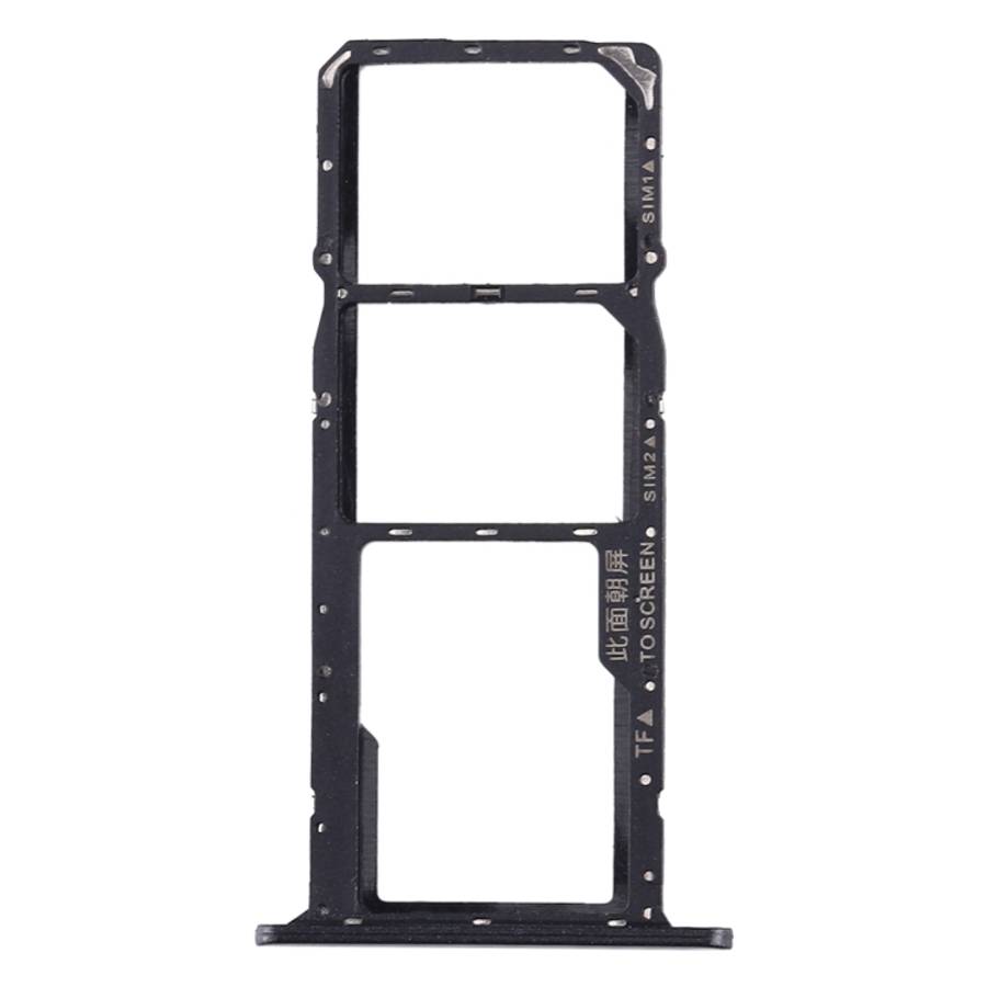 SIM Card Tray + SIM Card Tray + Micro SD Card Tray for Huawei Honor Play 3e, For Huawei Honor Pla...