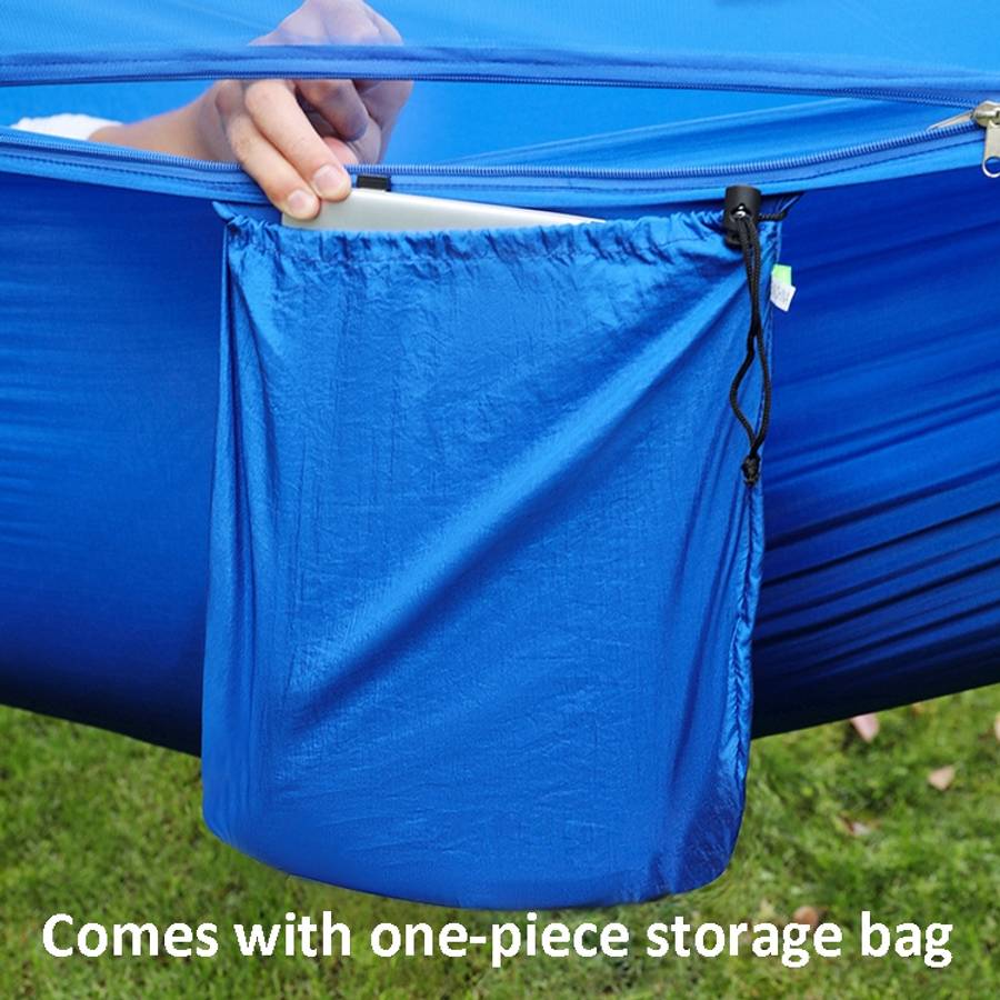 Anti-Rollover Automatic Quick-Opening Mosquito Net Hammock Outdoor Camping Double Anti-Mosquito H...
