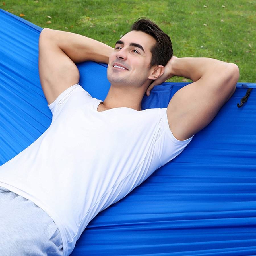 Anti-Rollover Automatic Quick-Opening Mosquito Net Hammock Outdoor Camping Double Anti-Mosquito H...