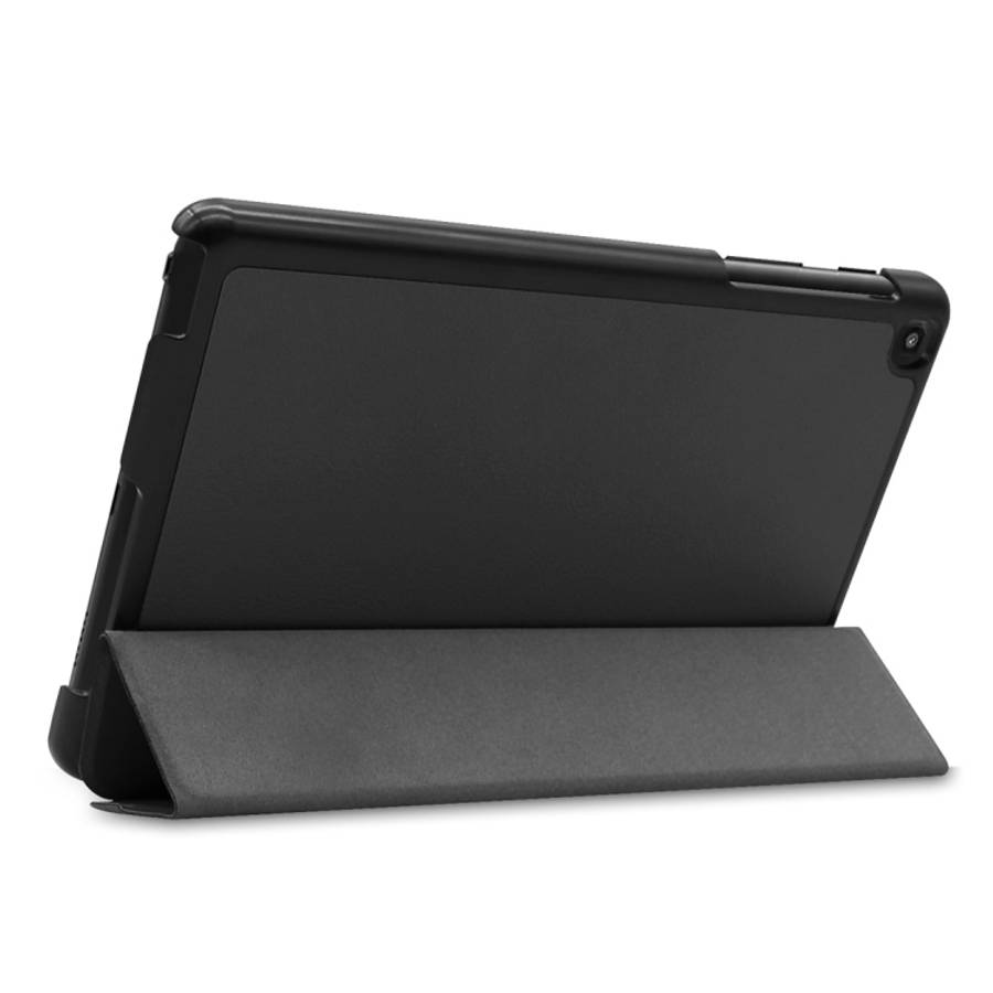 Custer Texture Horizontal Flip Leather Case for Galaxy Tab A 8.0 (2019) P205 / P200, with Three-f...