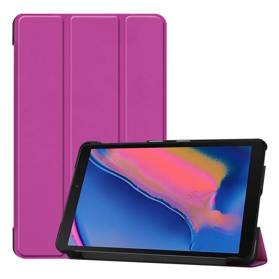 Custer Texture Horizontal Flip Leather Case for Galaxy Tab A 8.0 (2019) P205 / P200, with Three-f...