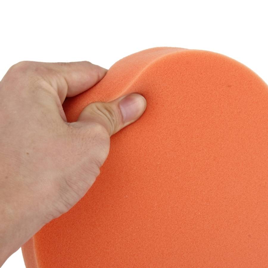 2 PCS Car Wax Sponge Round Shape Sponge High-density Waxing SpongeSize:18.5 x 18.5cm