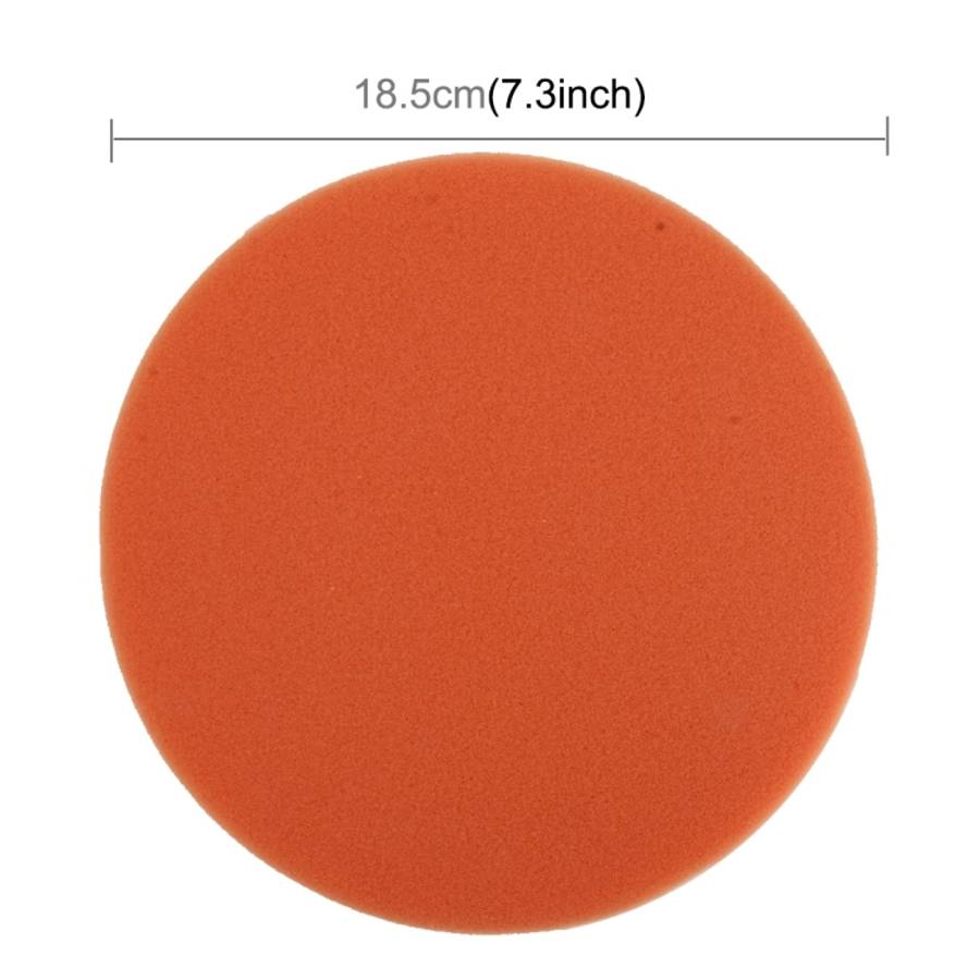 2 PCS Car Wax Sponge Round Shape Sponge High-density Waxing SpongeSize:18.5 x 18.5cm