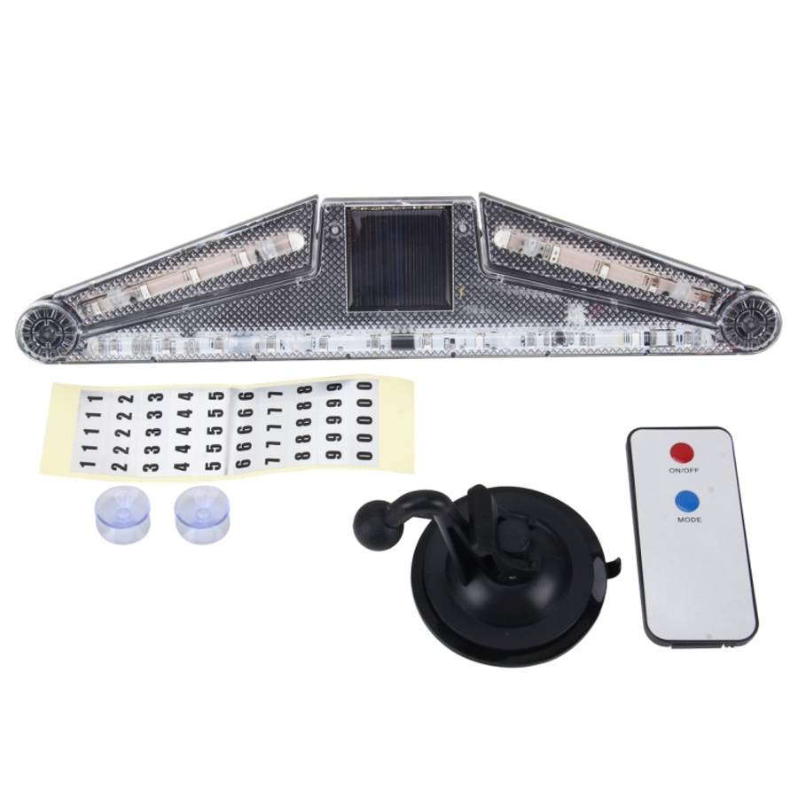Solar Anti Collision Cupule Ranger Lamp Car Taillight LED Flash Warning Light Caution Light Folda...