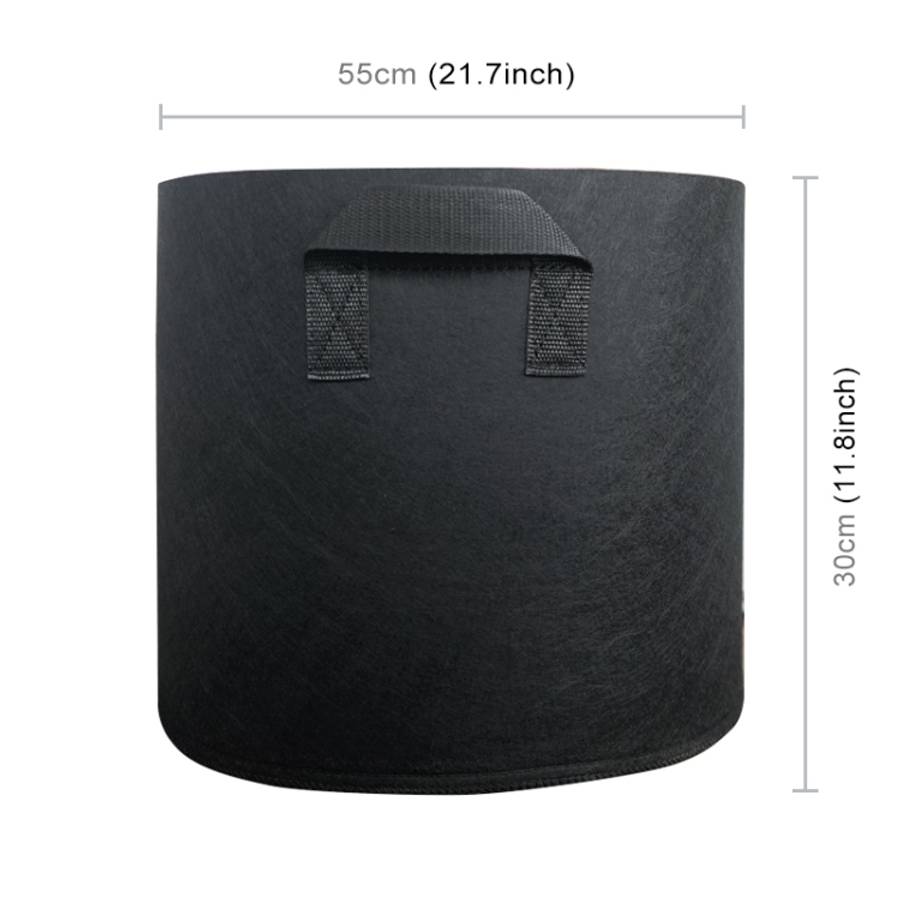 20 Gallon Planting Grow Bag Thickened Non-woven Aeration Fabric Pot Container with Handle