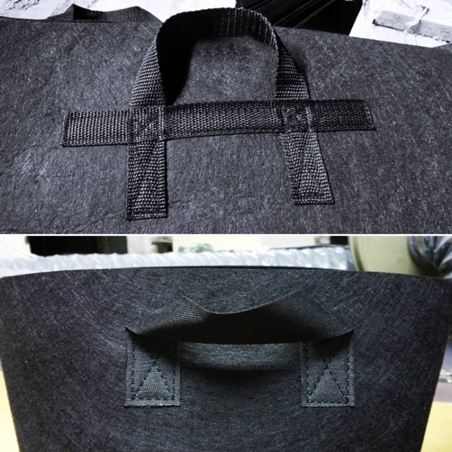 20 Gallon Planting Grow Bag Thickened Non-woven Aeration Fabric Pot Container with Handle