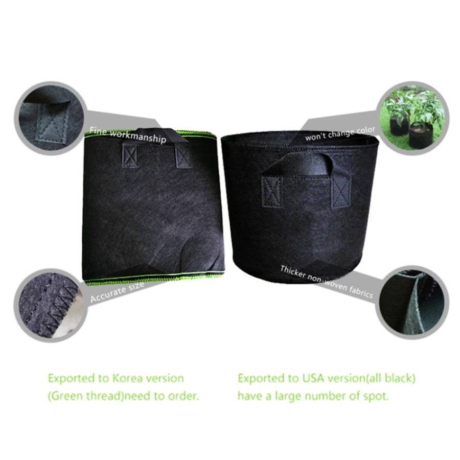 20 Gallon Planting Grow Bag Thickened Non-woven Aeration Fabric Pot Container with Handle