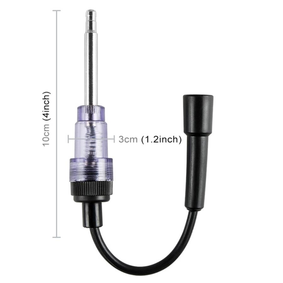 DC 12V Ignition Test Instrument Spark Plug Ignition Detector Auto Diagnostic Test Tool