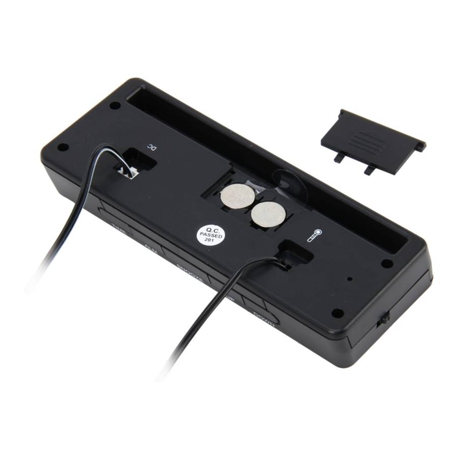 Digital Car Thermometer Voltage Meter Luminous Clock Tester Detector Multi-function Car Digital C...