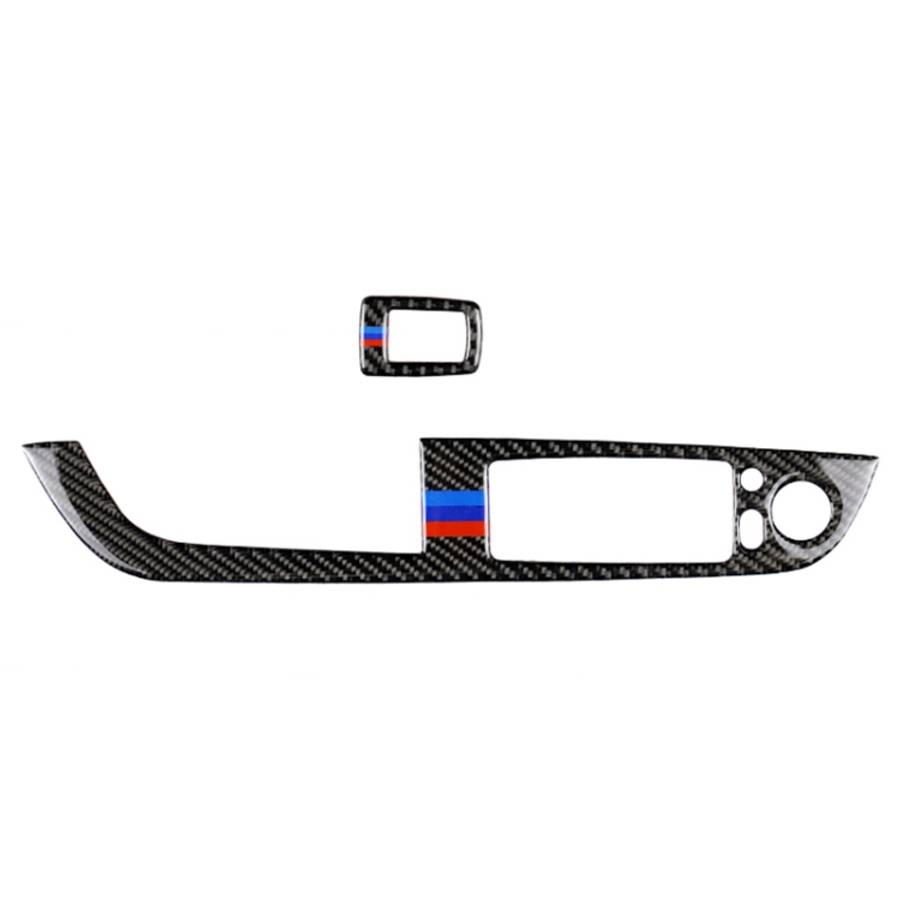 Car Carbon Fiber Window Lift Panel With Folding Key Three Color Decorative Sticker for BMW Z4  20...