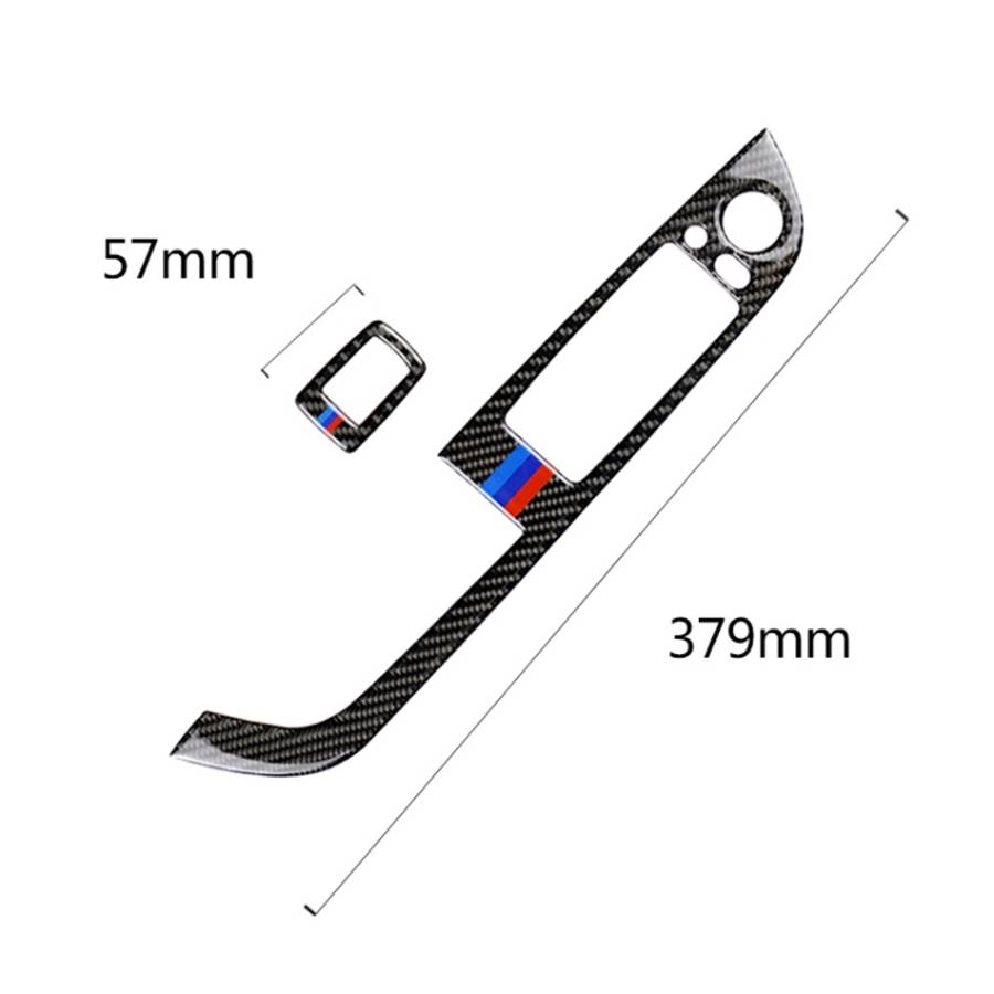 Car Carbon Fiber Window Lift Panel With Folding Key Three Color Decorative Sticker for BMW Z4  20...