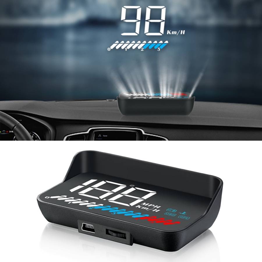 M7 3.5 inch Universal Car OBD2 + GPS HUD Vehicle-mounted Head Up Display Fuel Consumption