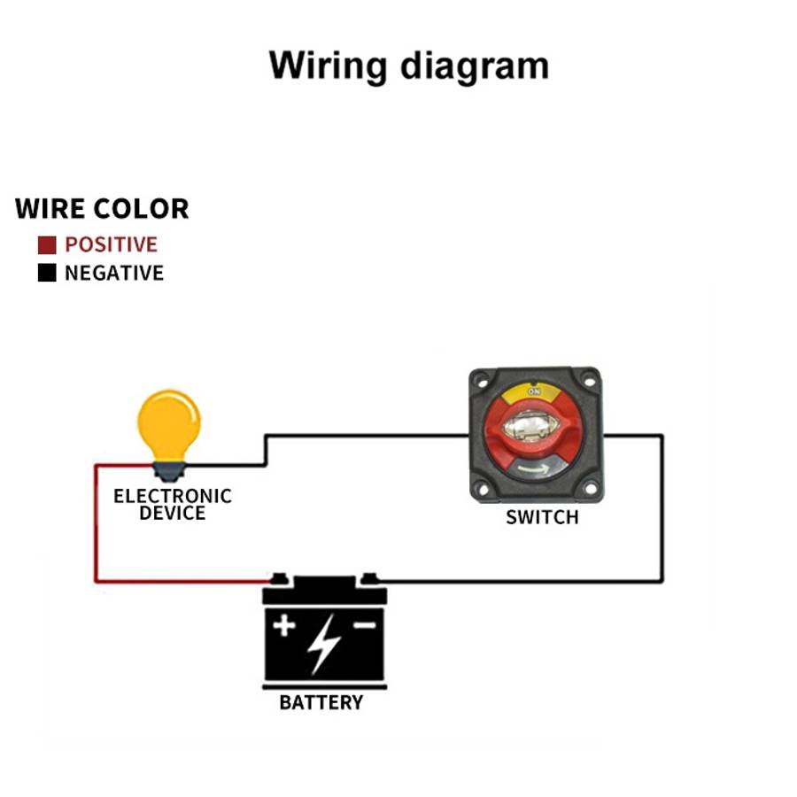 Car Auto RV Marine Boat Battery Selector Isolator Disconnect Rotary Switch Cut