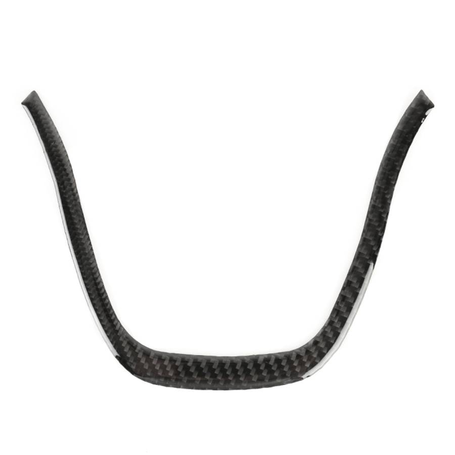 Car Carbon Fiber Steering Wheel Outer Frame Decorative Sticker for Volkswagen Touareg