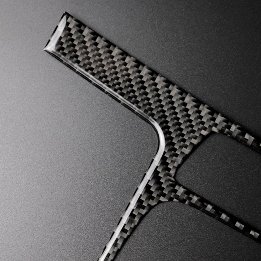 Car Carbon Fiber Gear Position Panel Decorative Sticker for Audi 2010-2018 Q5 / 2009-2016 A4L / 2...