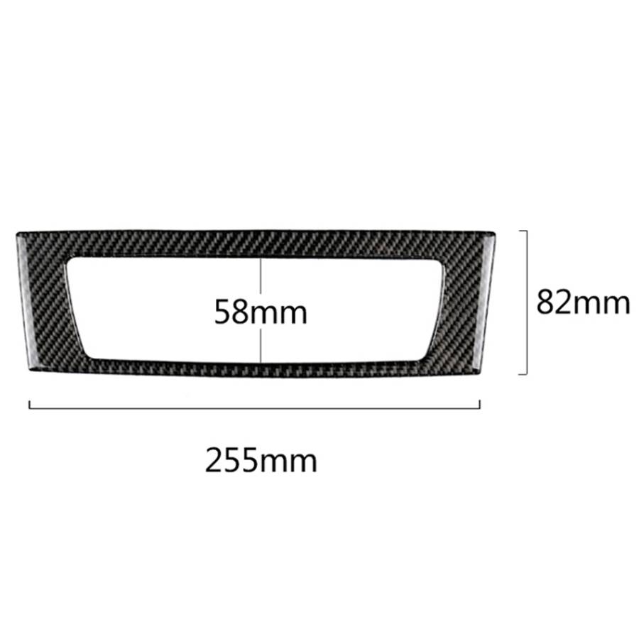 Car Carbon Fiber Central Control CD Panel Solid Color Decorative Sticker for BMW Z4 2009-2015