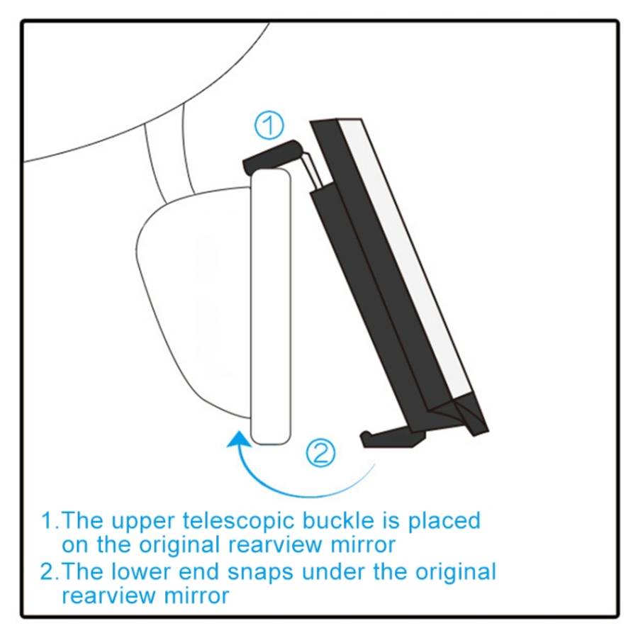 Car Truck Interior Rear View MirrorAnti Glare Dazzling Goggle, Size: 30*7.5*3.5cm