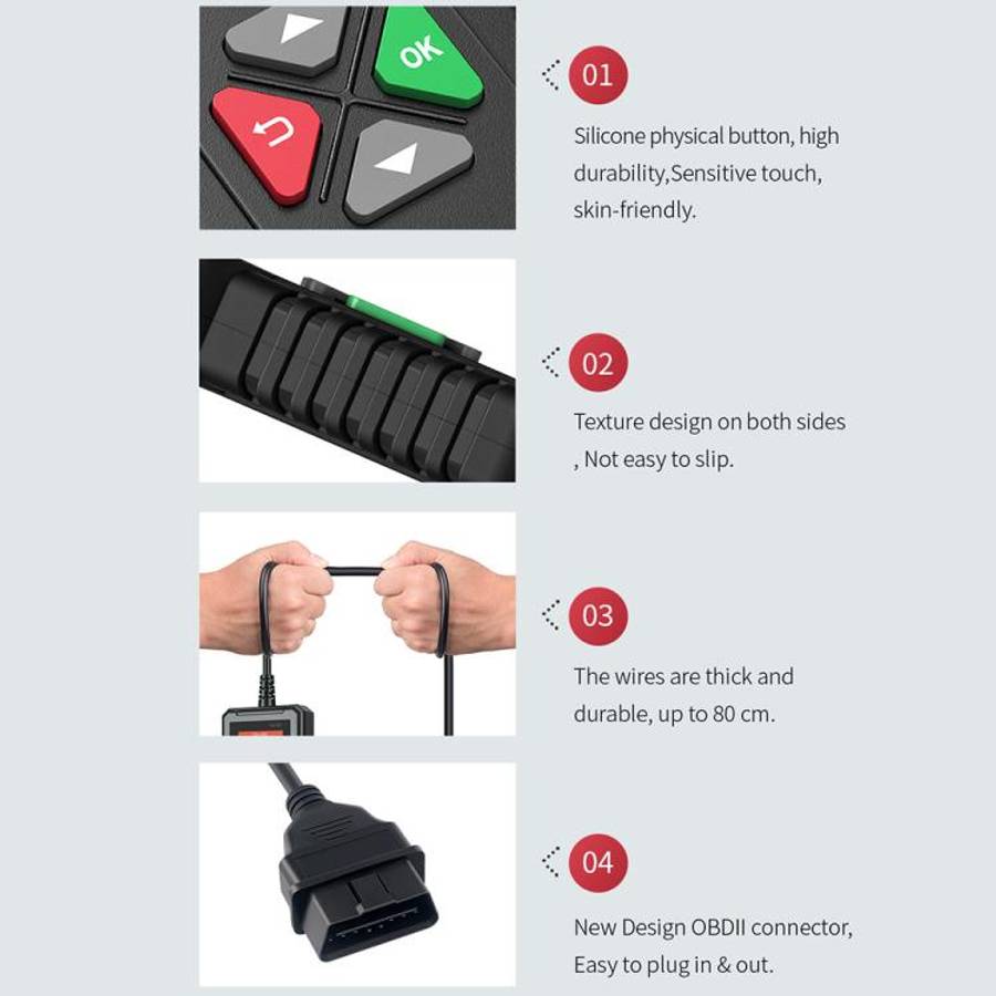 YA101 Car Mini Code Reader OBD2 Fault Detector Diagnostic Tool