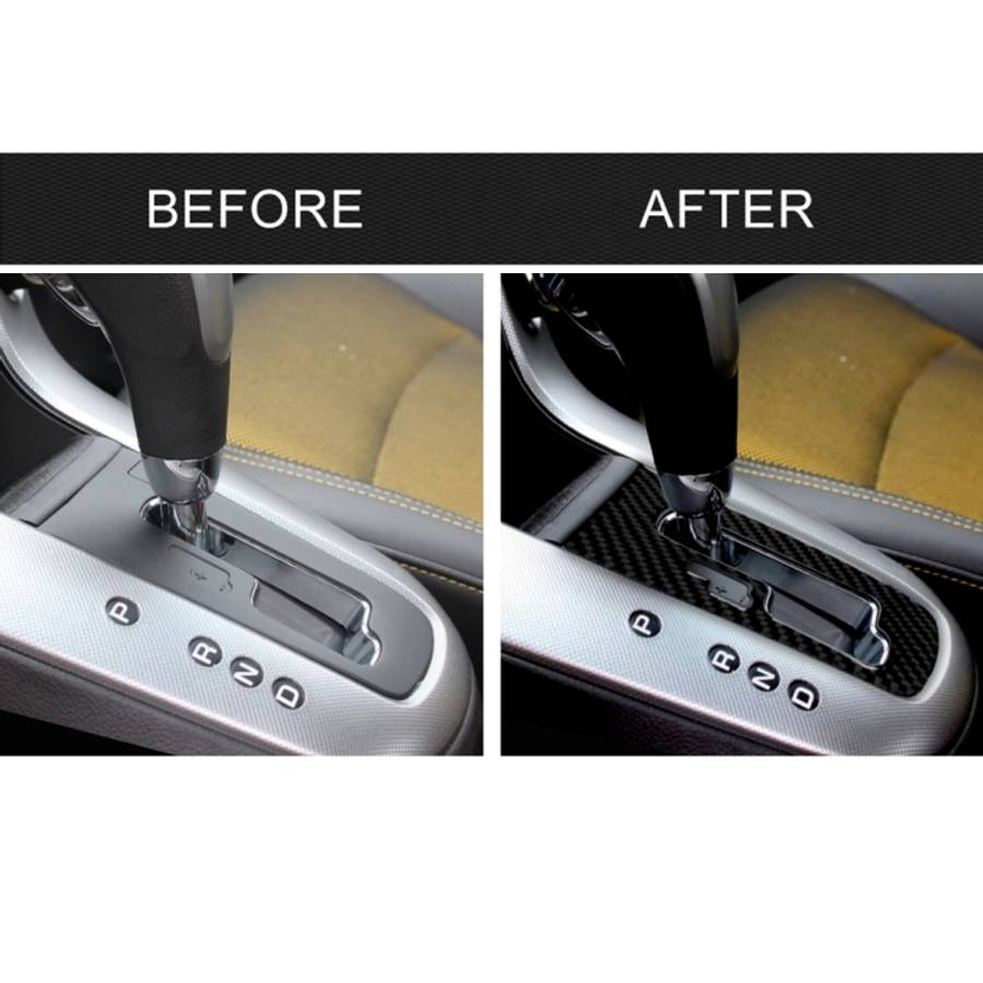 Car Carbon Fiber Center Control Gear Shift Position Panel Decorative Sticker for Chevrolet Cruze ...
