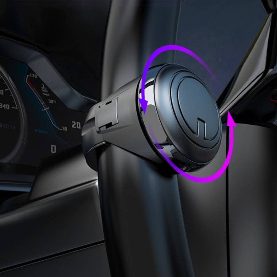 3R Car Universal Steering Wheel Spinner Knob Auxiliary Booster Aid Control Handle Auto Spinner Kn...