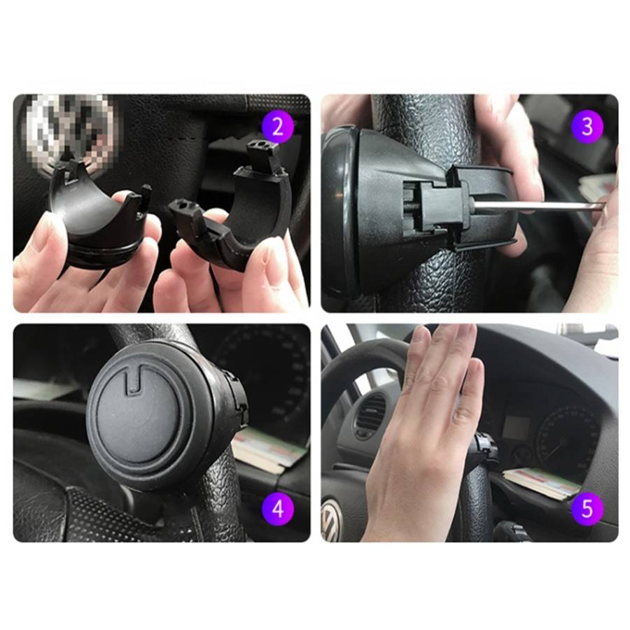 3R Car Universal Steering Wheel Spinner Knob Auxiliary Booster Aid Control Handle Auto Spinner Kn...