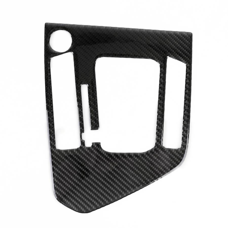 Car Carbon Fiber Gear Shift Panel Decorative Sticker for Volkswagen Tiguan L 2019-2021