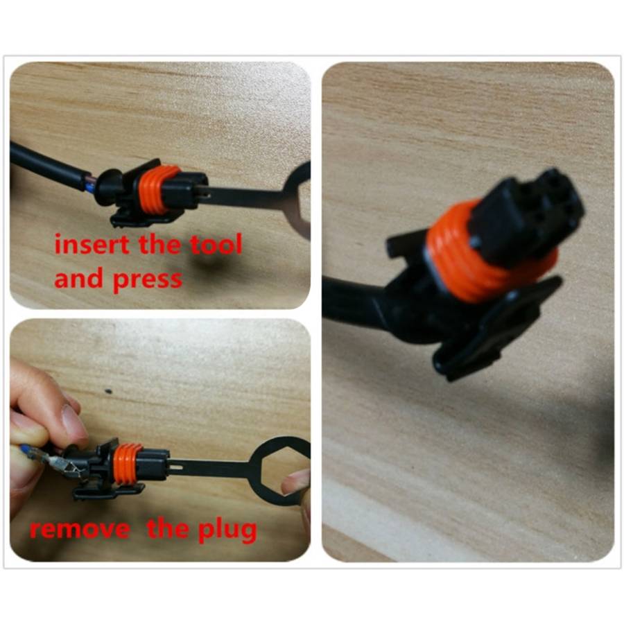 29 in 1 Car Plug Circuit Board Wire Harness Terminal Extraction Pick Connector Crimp Pin Back Nee...