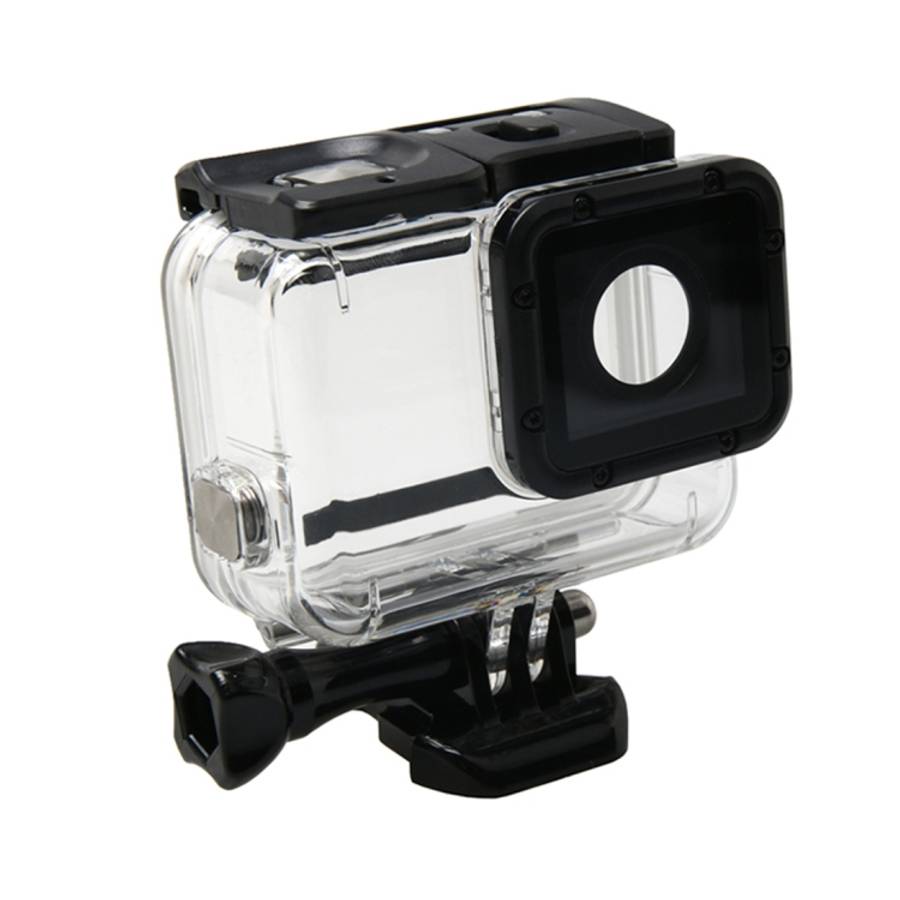 For GoPro HERO6 /5 Waterproof Housing Protective Case + Hollow Back Cover with Buckle Basic Mount...