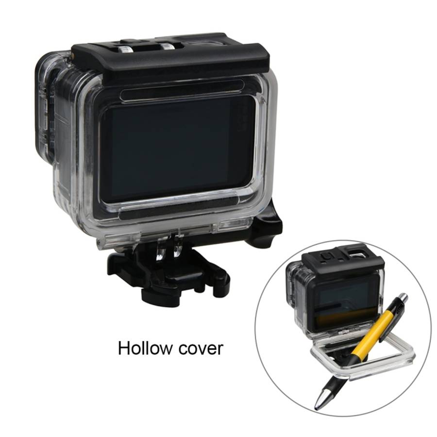 For GoPro HERO6 /5 Waterproof Housing Protective Case + Hollow Back Cover with Buckle Basic Mount...