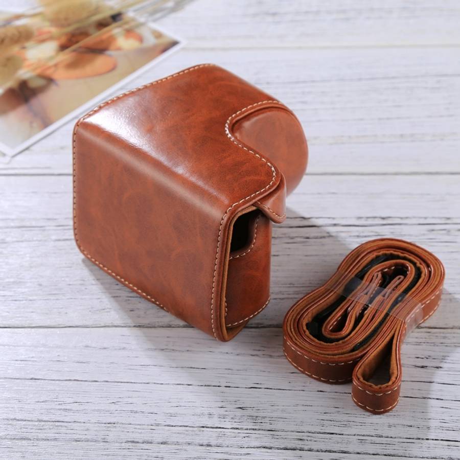 Full Body Camera PU Leather Case Bag with Strap for Sony A5100 / A5000 / NEX-3N (16-50mm / 40.5mm...