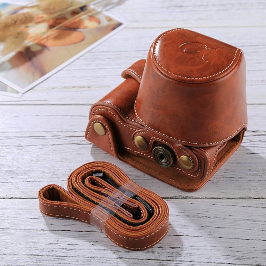 Full Body Camera PU Leather Case Bag with Strap for Sony A5100 / A5000 / NEX-3N (16-50mm / 40.5mm...