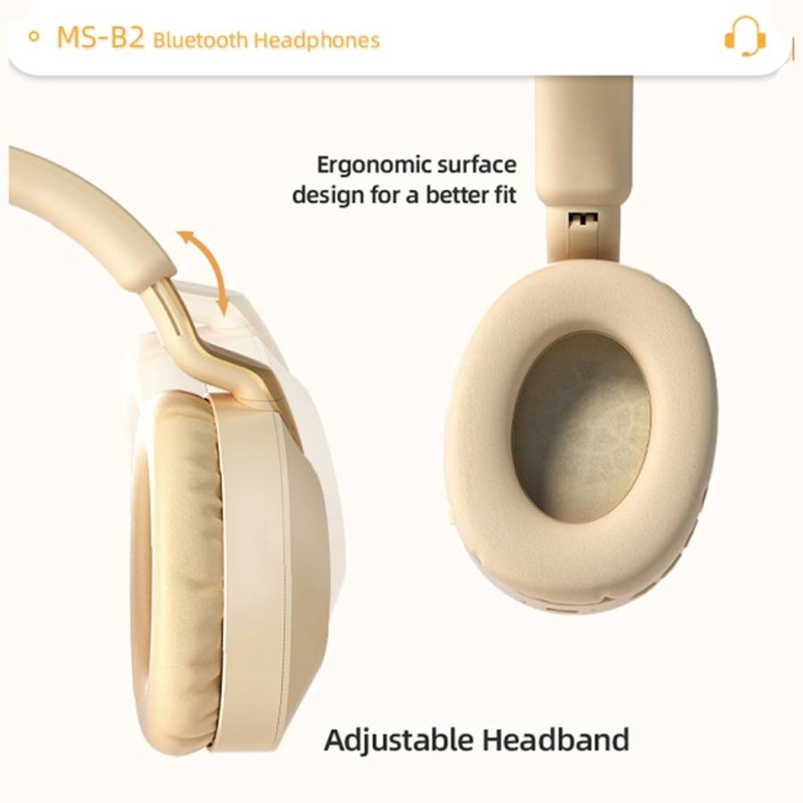 B2 Wireless Bluetooth 5.1 Foldable Noise Reduction Headset
