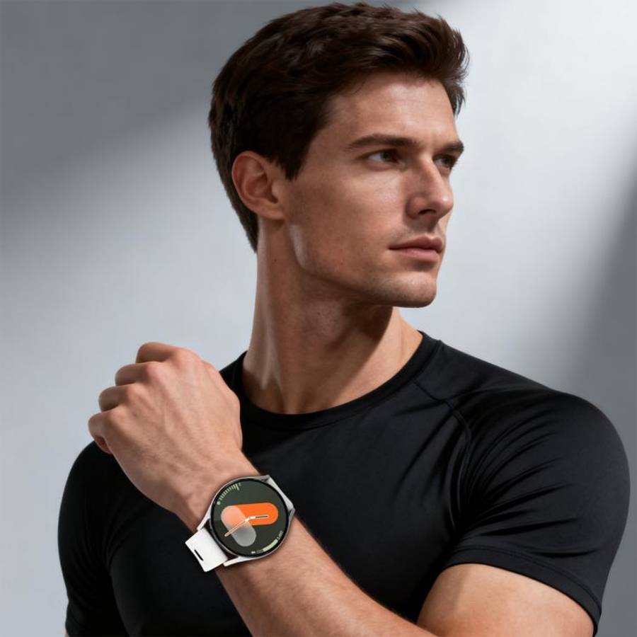 xDfind Flat-head Dual-color Silicone Watch Band, 20mm