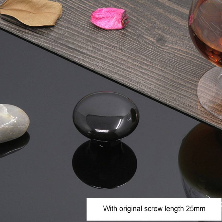38mm Modern Literary Color Glazed Ceramic Cabinet Drawer Handle