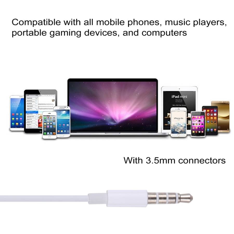 EarPods Wired Headphones Earbuds with Wired Control &amp; Mic, White, Transparent, Rose Gold, Pur...