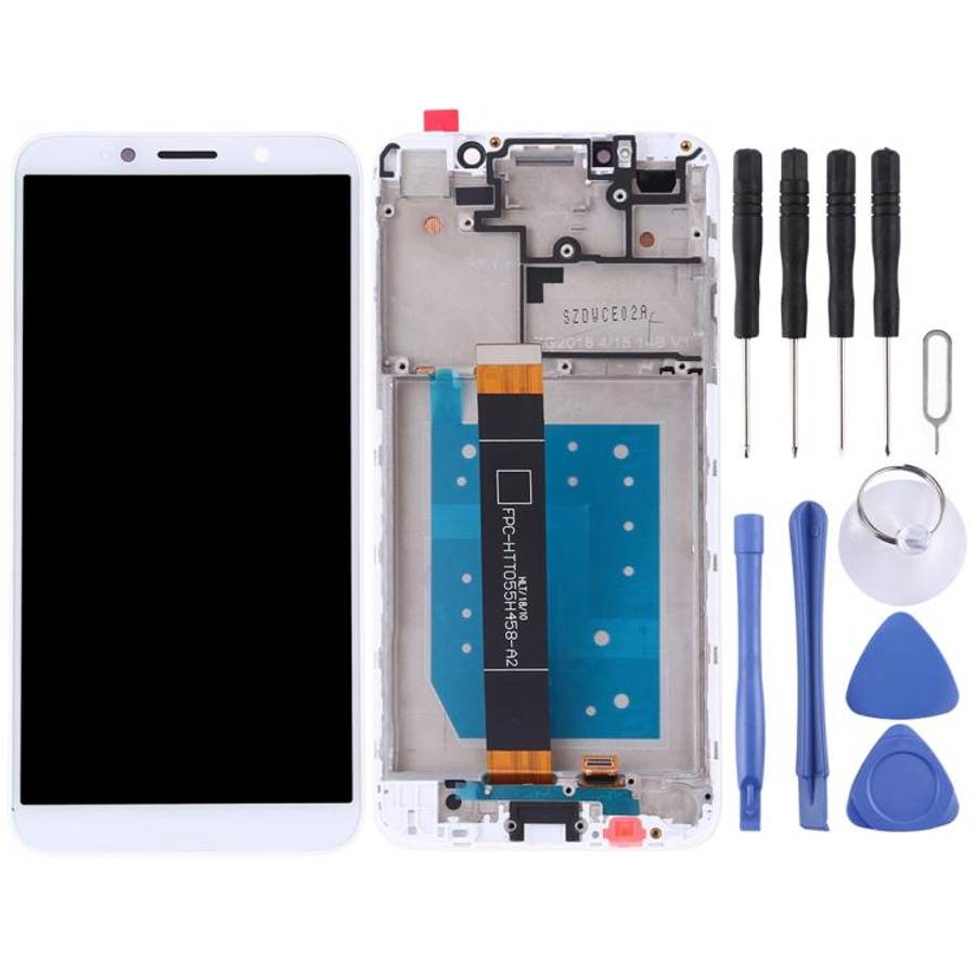 LCD Screen and Digitizer Full Assembly with Frame for Huawei Y5 Prime (2018), For Huawei Y5 Prime...