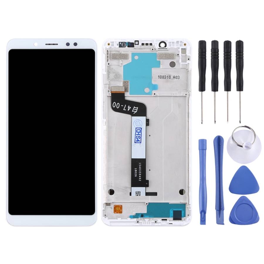 LCD Screen and Digitizer Full Assembly with Frame for Xiaomi Redmi Note 5 / Note 5 Pro, Redmi Not...