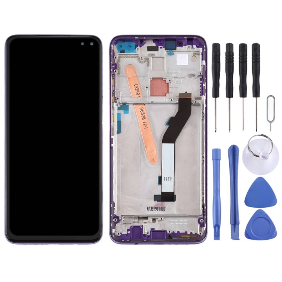 LCD Screen and Digitizer Full Assembly with Frame for Xiaomi Redmi K30 5G, For Xiaomi Redmi K30 5...
