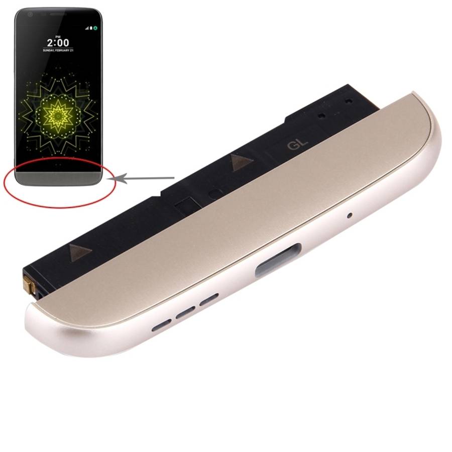 (Charging Dock + Microphone + Speaker Ringer Buzzer) Module for LG G5 / H820(Grey), For G5 / H820