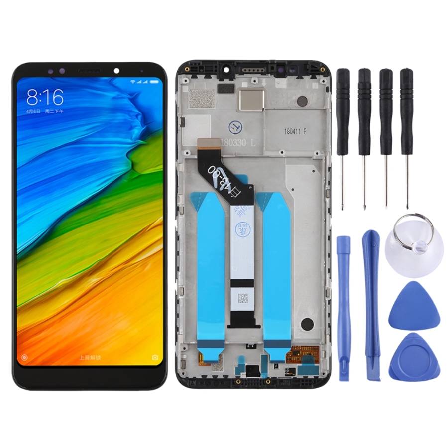 LCD Screen and Digitizer Full Assembly with Frame for Xiaomi Redmi 5 Plus, Redmi 5 Plus, For Redm...