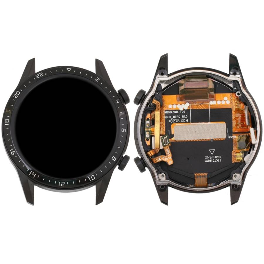 LCD Screen and Digitizer Full Assembly With Frame for Huawei Watch GT 2 46mm, For Huawei Watch GT...