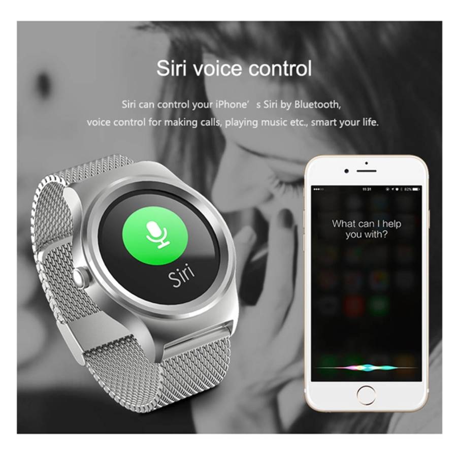 SMA-Round 1.28 inch Color Touch Screen Bluetooth Smart Watch, Waterproof, Support Voice Control /...