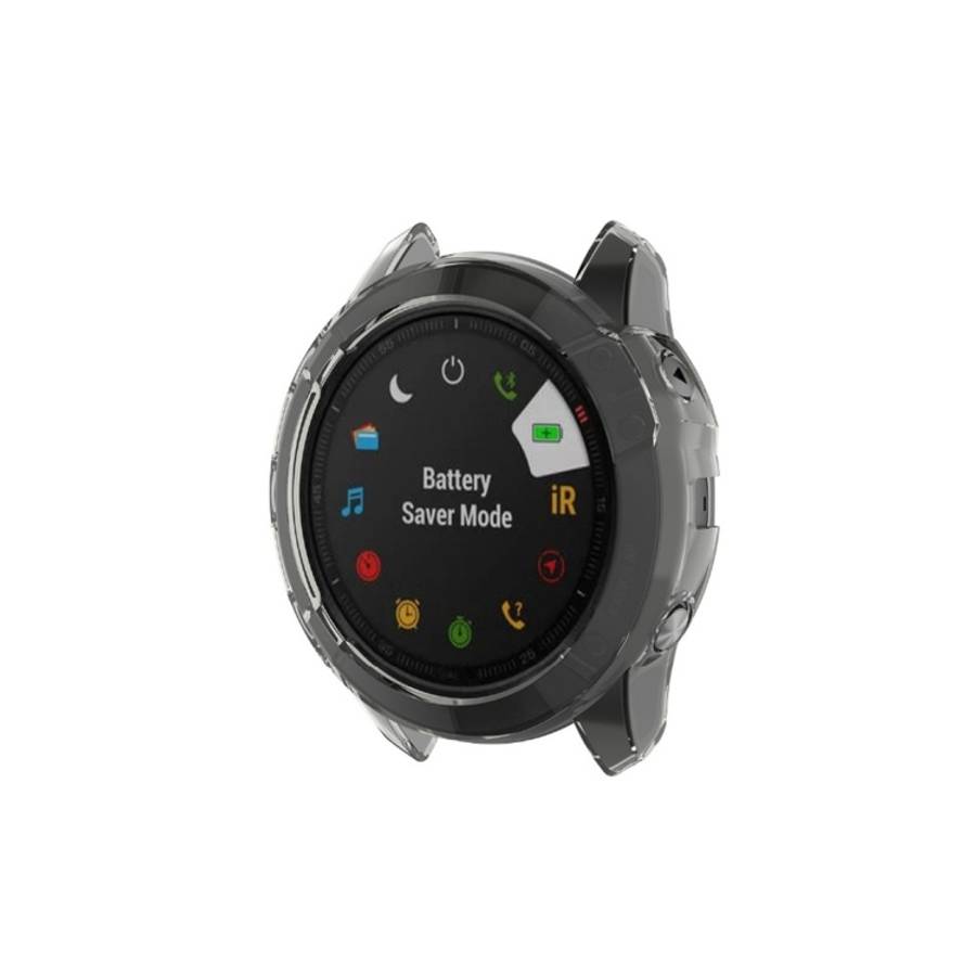 For Garmin Fenix 6X TPU Half Coverage Smart Watch Protevtice Case, For Garmin Fenix 6X